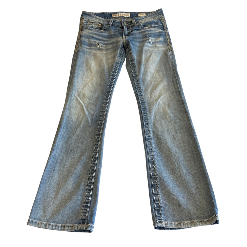 BKE Stella Bootcut Jeans Womens 28R Distressed Low Rise *FAIR CONDITION*